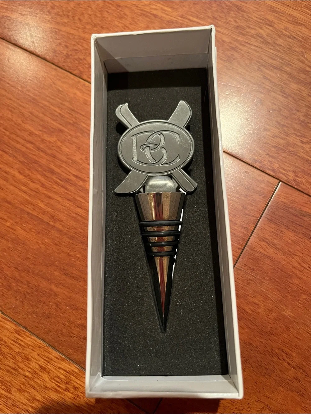 Beaver Creek Ski & Snowboard School Metal Bottle Stopper - Silver